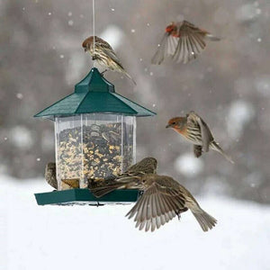 Enhance Your Outdoor Space with the Outdoor Balcony Waterproof Hanging Bird Feeder