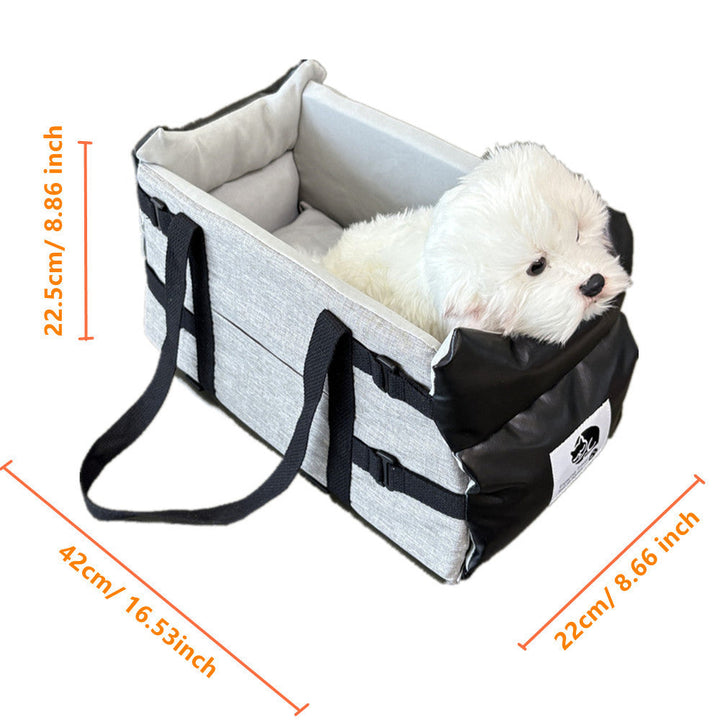 Discover the Ultimate Leather Pet Bed Carrier And Car Seat Mat